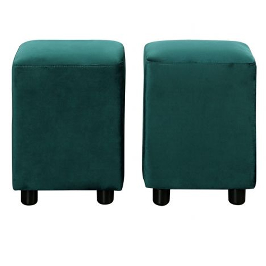 Laramie Velvet Reversible Chaise Corner Sofa Bed In Green_5