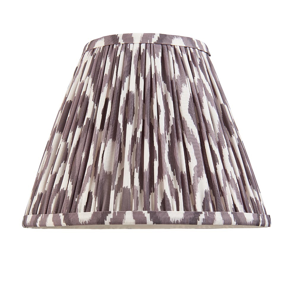 Laredo Pearl Grey 25cm Shade Resin Table Lamp In Almond White