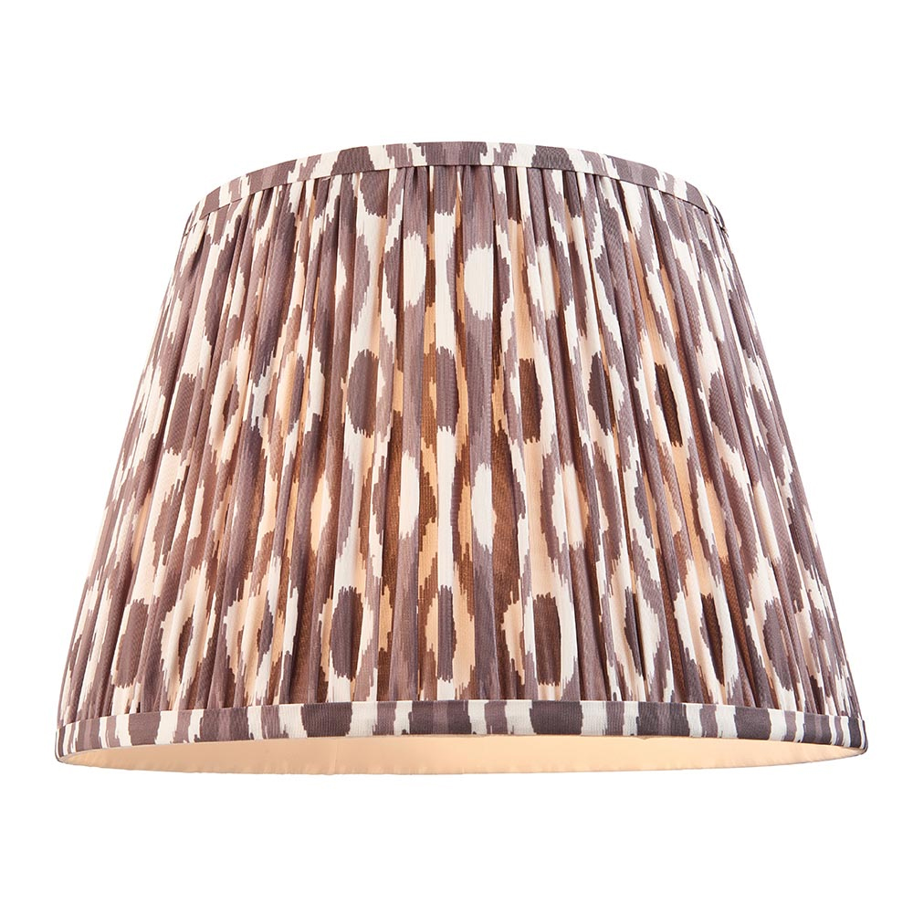 Laredo Pearl Grey 35cm Shade Ceramic Table Lamp In Ivory