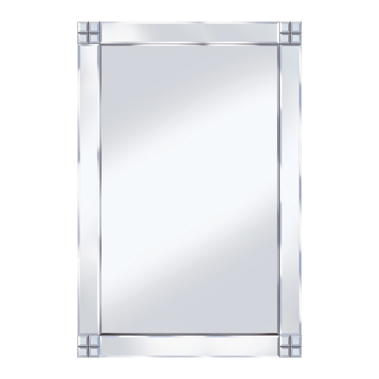 Photo of Multi-square design 120x80 decorative mirror