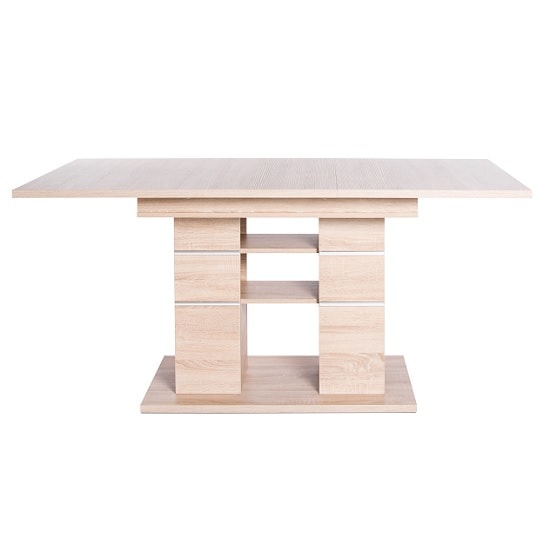 Larino Wooden Extendable Dining Table In Sonoma Oak_5