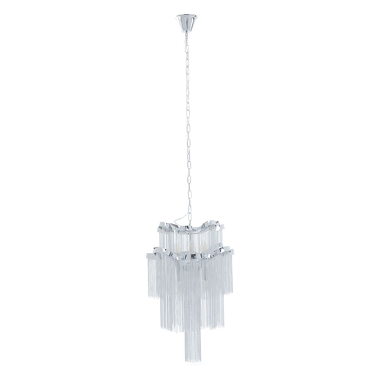 Larisa 2 Tier 6 Bulbs Pendant Light In Chrome