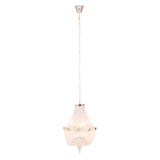 Larisa 6 Bulbs Pendant Light In Chrome