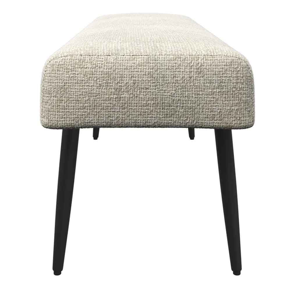 Laroz Fabric Dining Bench in Champagne