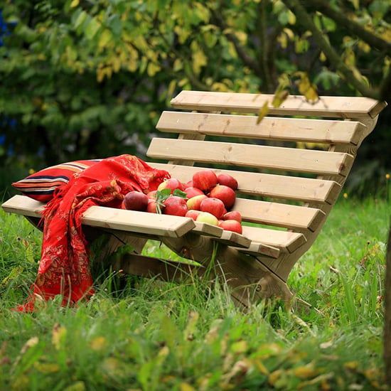 Lars Wooden Garden Bench In Treated Pine