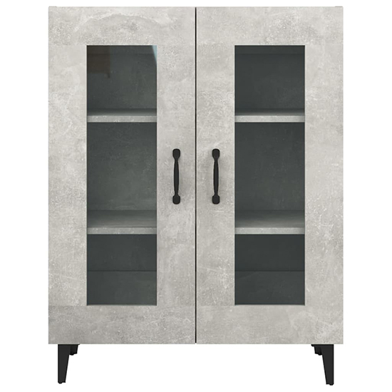 Latrell Wooden Sideboard With 2 Doors In Concrete Effect