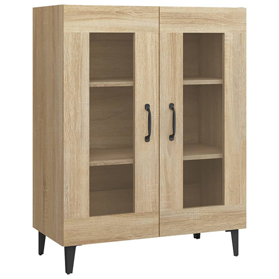 Latrell Wooden Sideboard With 2 Doors In Sonoma Oak