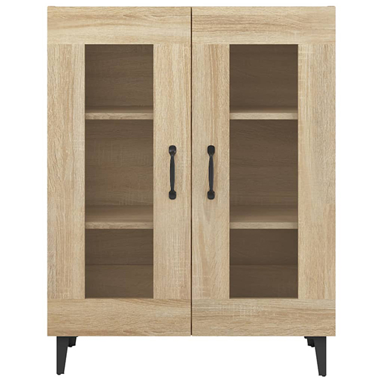 Latrell Wooden Sideboard With 2 Doors In Sonoma Oak