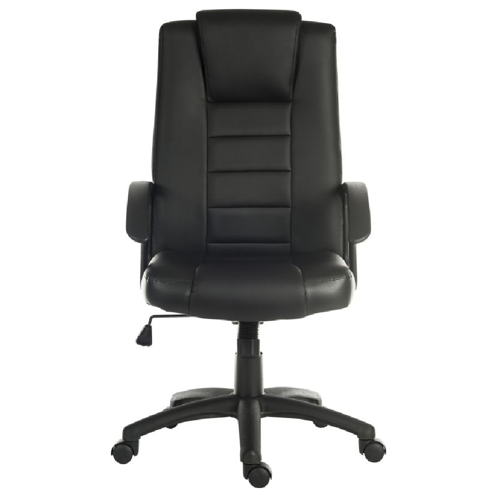 Laurel Leather Home And Office Chair In Black