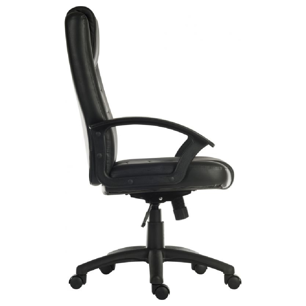 Laurel Leather Home And Office Chair In Black