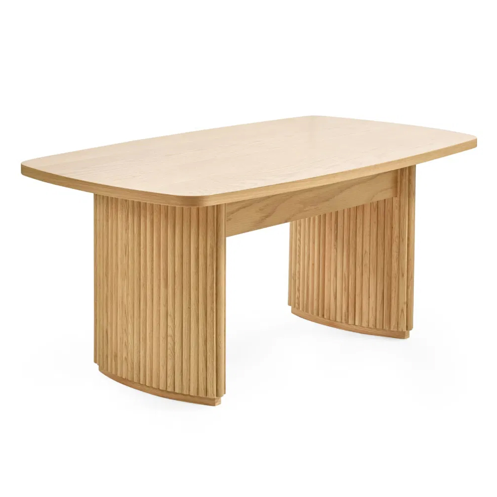 Laurel Wooden Compact Coffee Table - Brown