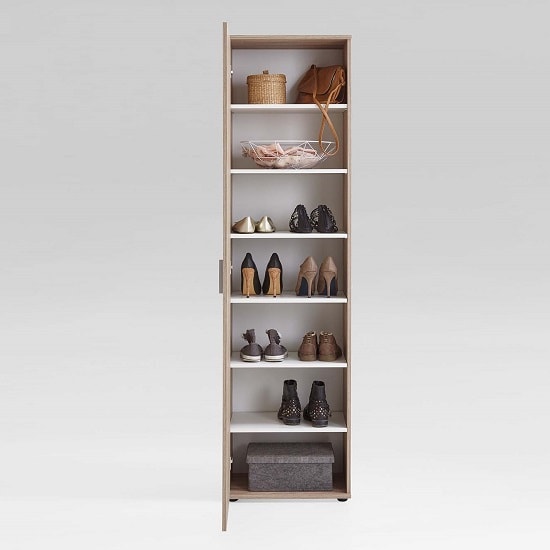 Lausanne Tall Multipurpose Storage Cupboard In Canadian Oak_2