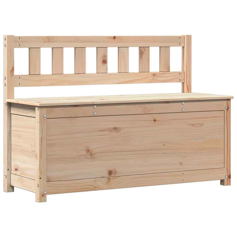 Laval Wooden Large Hallway Storage Seating Bench In Natural