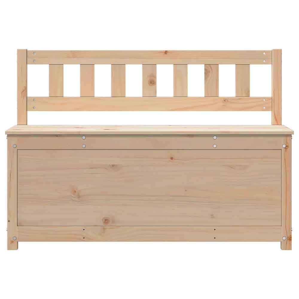 Laval Wooden Large Hallway Storage Seating Bench In Natural