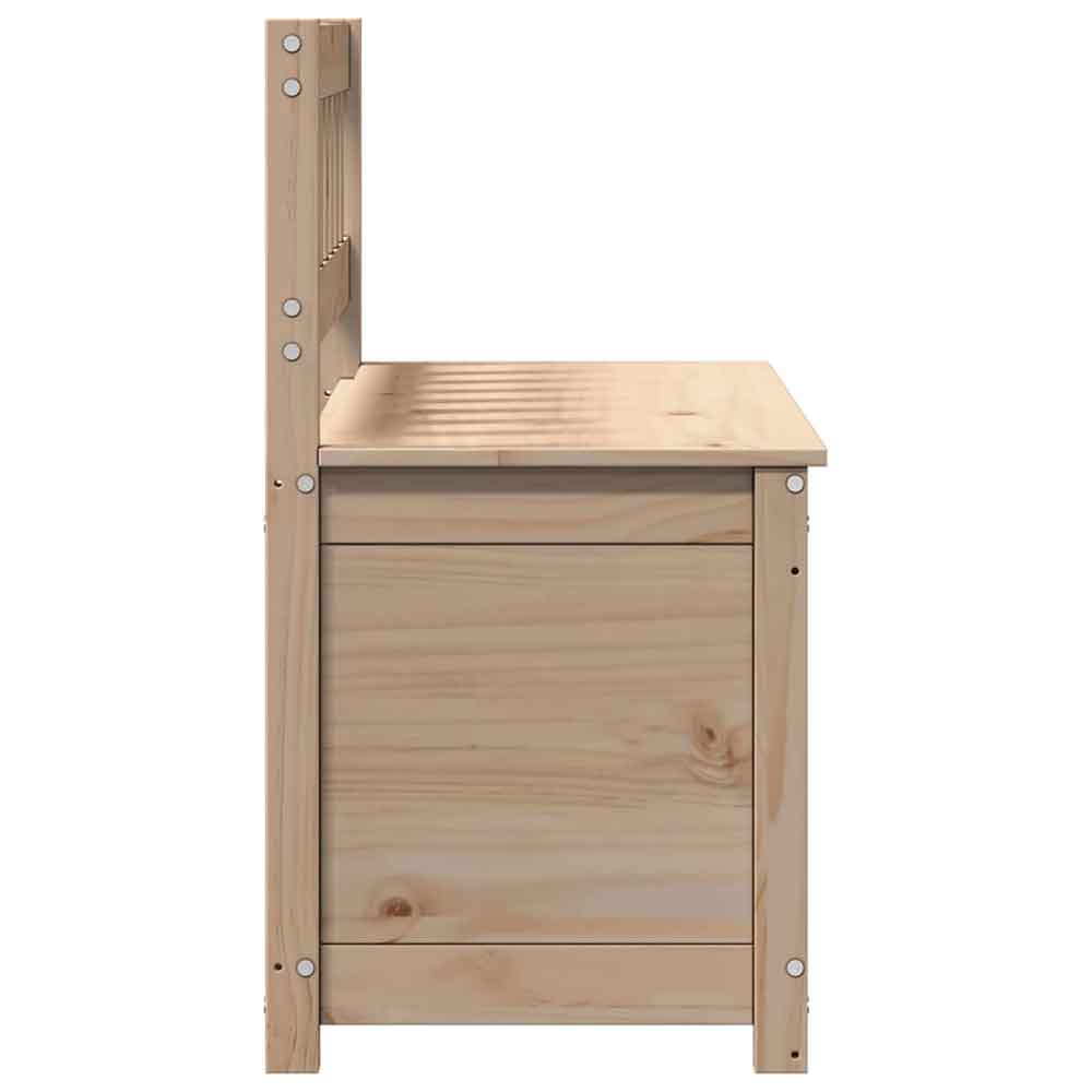 Laval Wooden Large Hallway Storage Seating Bench In Natural