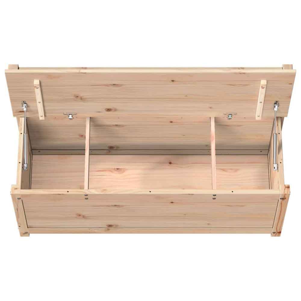 Laval Wooden Large Hallway Storage Seating Bench In Natural