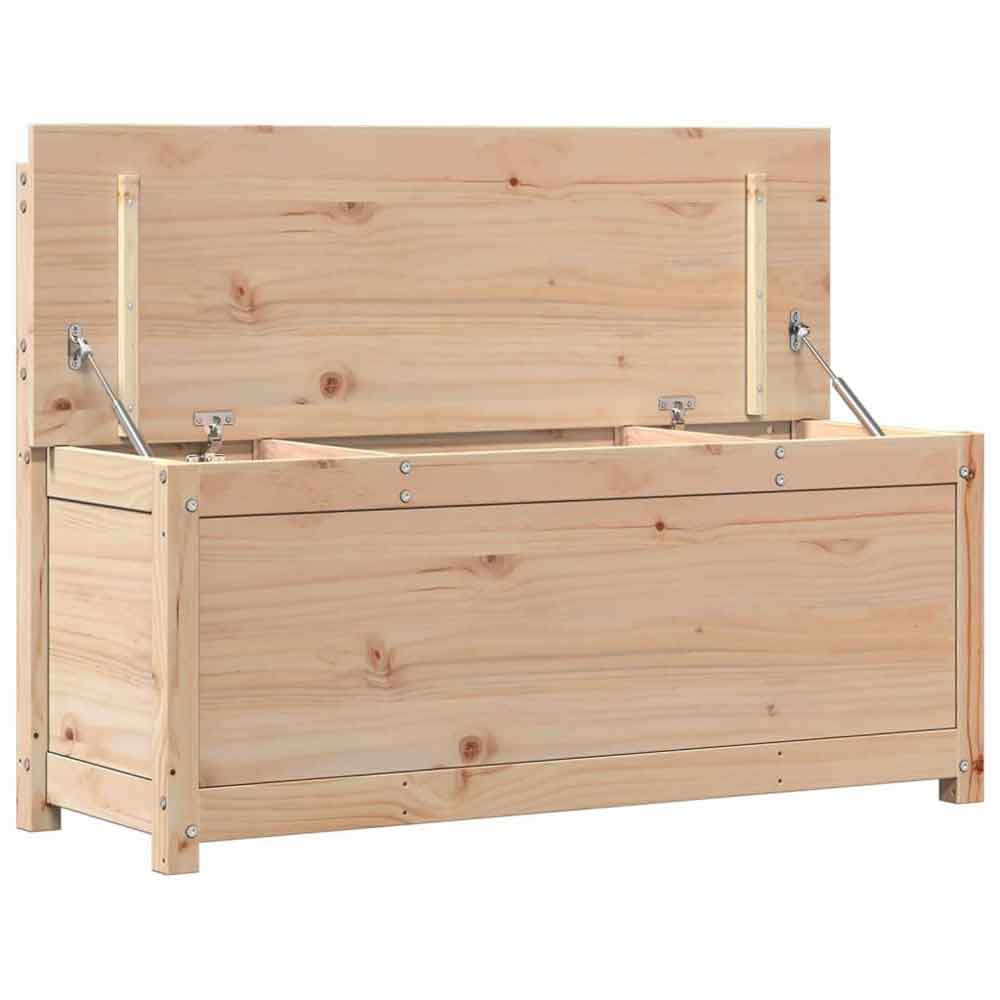 Laval Wooden Large Hallway Storage Seating Bench In Natural
