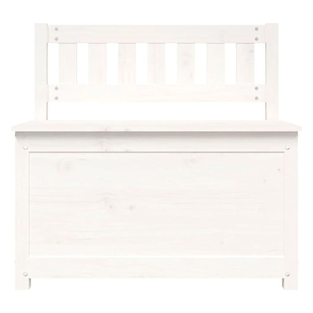 Laval Wooden Small Hallway Storage Seating Bench In White