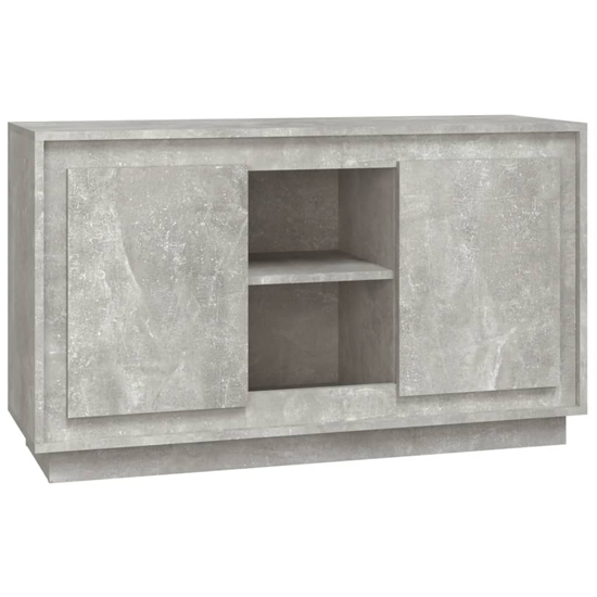 Lavelo Wooden Sideboard With 2 Doors In Concrete Effect