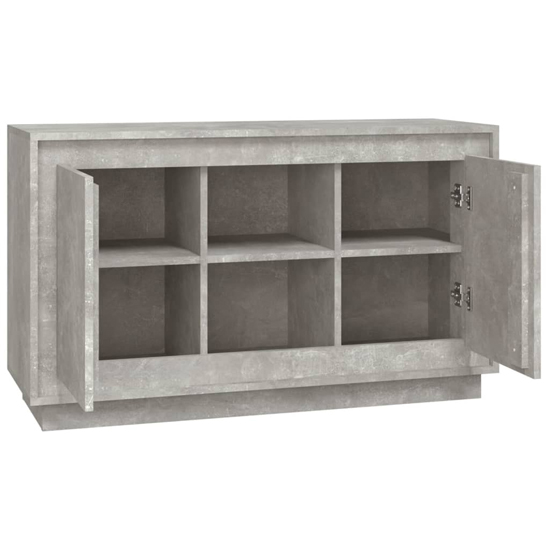 Lavelo Wooden Sideboard With 2 Doors In Concrete Effect