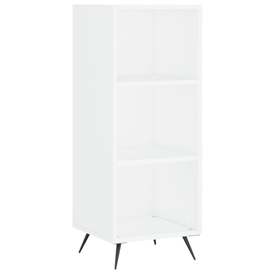 Lavey Wooden Shelving Unit With 2 Shelves In White