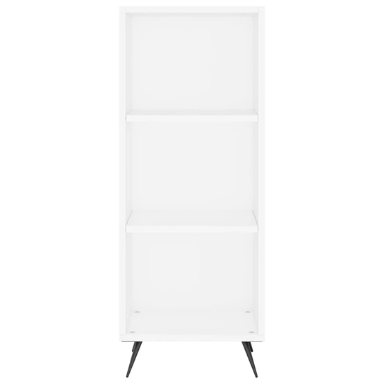 Lavey Wooden Shelving Unit With 2 Shelves In White