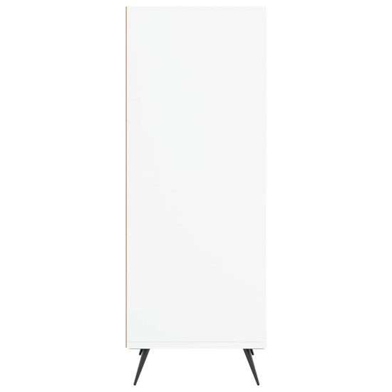 Lavey Wooden Shelving Unit With 2 Shelves In White