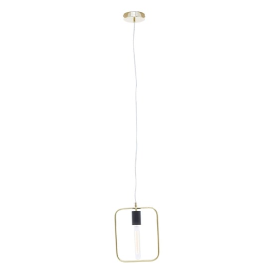 Photo of Lavish iron 1 pendant light in black and gold