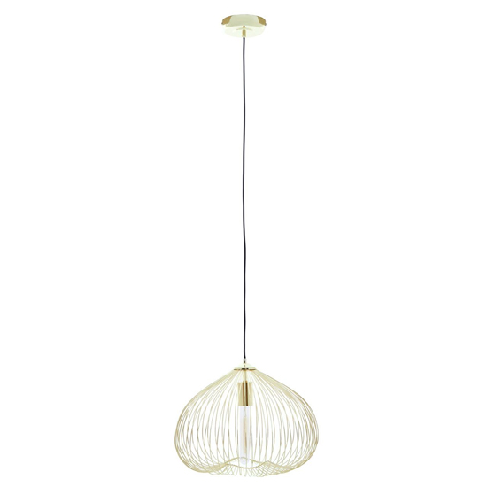 Lavish Iron 1 Pendant Light In Gold