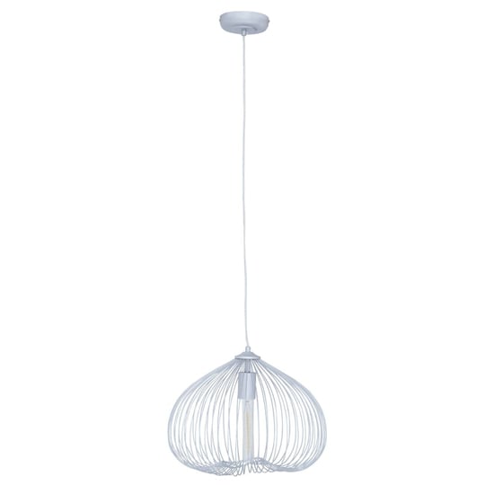 Product photograph of Lavish Iron 1 Pendant Light In Silver from Furniture in Fashion