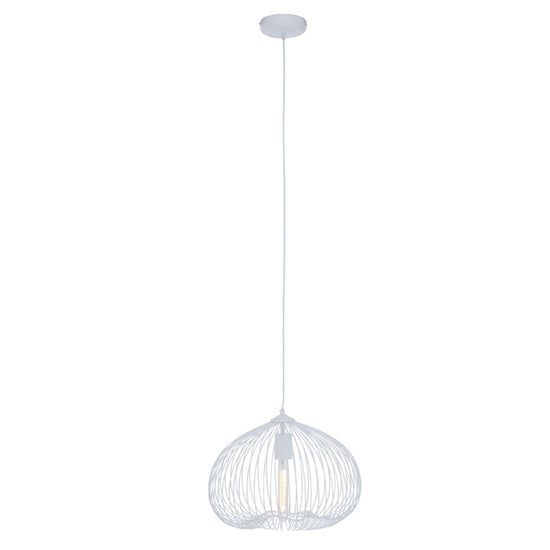 Lavish Iron 1 Pendant Light In White