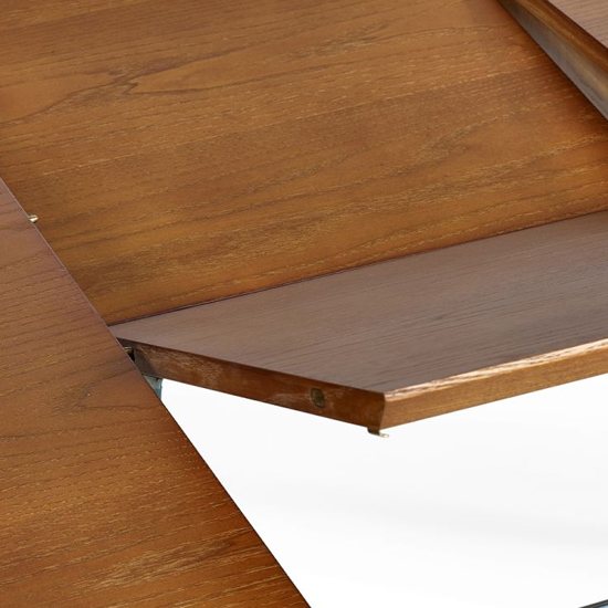 Layton Extending Wooden Dining Table With 2 Drawers In Cherry