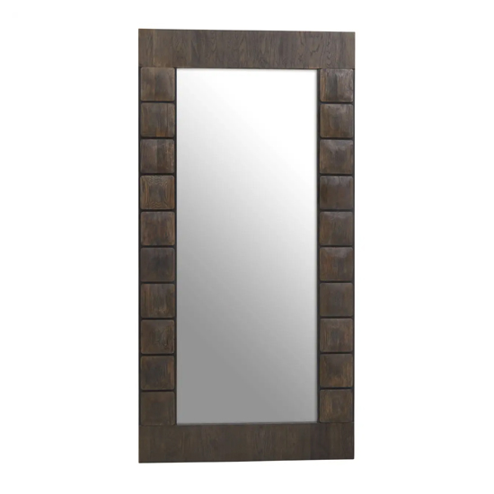 Read more about Layton floor mirror with light oak solid wood frame