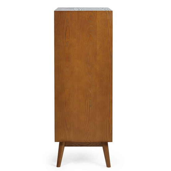 Layton Wooden Chest Of 5 Drawers Tall In Cherry