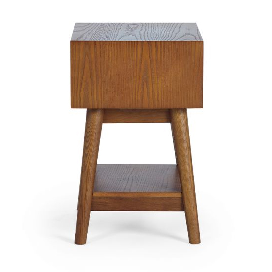 Layton Wooden Side Table With 1 Drawer In Cherry