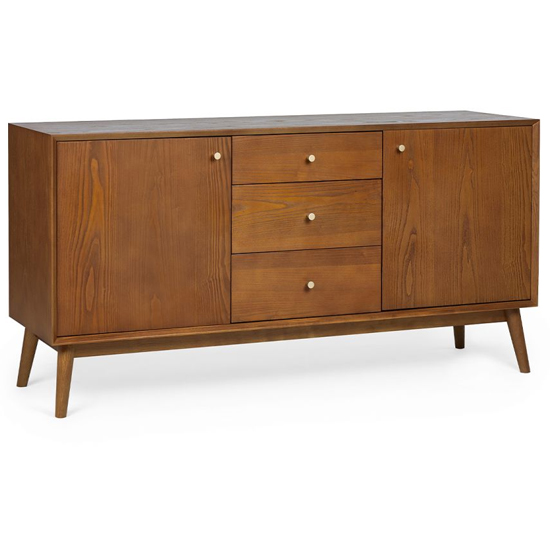 Layton Wooden Sideboard Large With 2 Doors 3 Drawers In Cherry