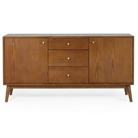 Layton Wooden Sideboard Large With 2 Doors 3 Drawers In Cherry