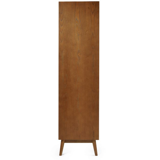 Layton Wooden Wardrobe With 2 Doors 1 Drawer In Cherry