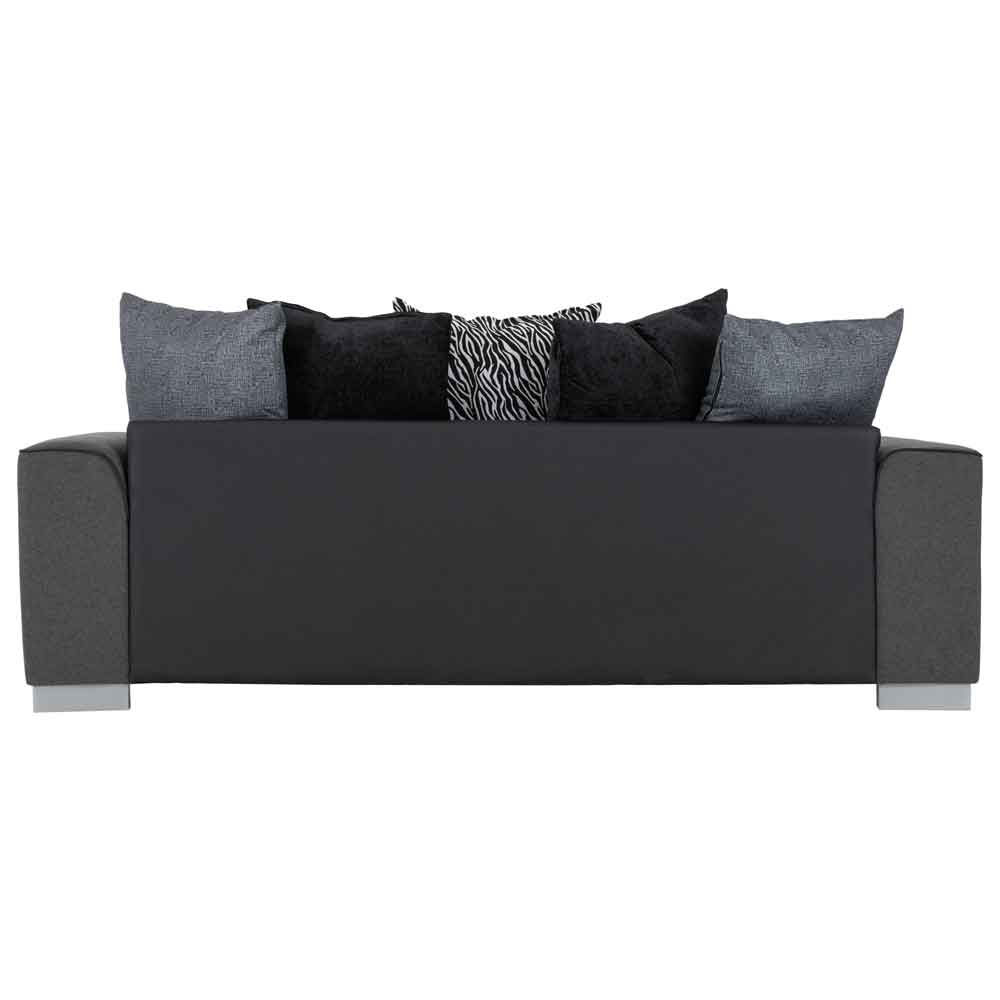 Lazaro Fabric 3+2 Seater Sofa In Light Grey