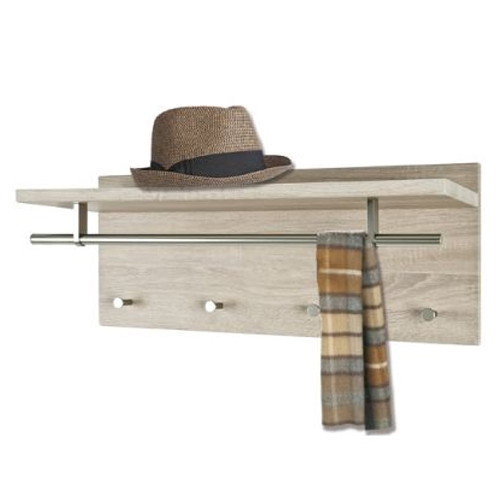 Learo Wooden Coat Rack In Light Oak