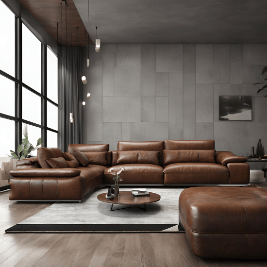 Modern Leather Sofas UK Sale