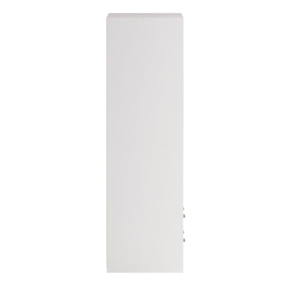 Lebanon Wooden Wardrobe With 2 Sliding Doors 4 Drawers In White