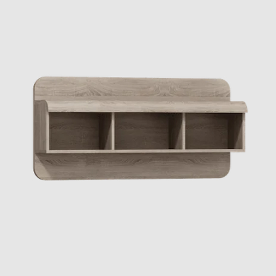 Lecco Wooden Wall Shelf In Sonoma Oak