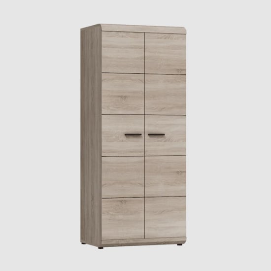 Read more about Lecco wooden wardrobe with 2 hinged doors in sonoma oak