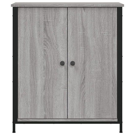 Lecco Wooden Sideboard With 2 Doors In Grey Sonoma Oak