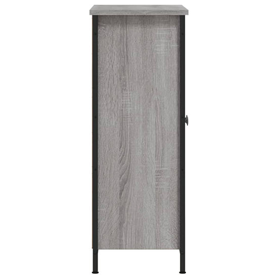 Lecco Wooden Sideboard With 2 Doors In Grey Sonoma Oak