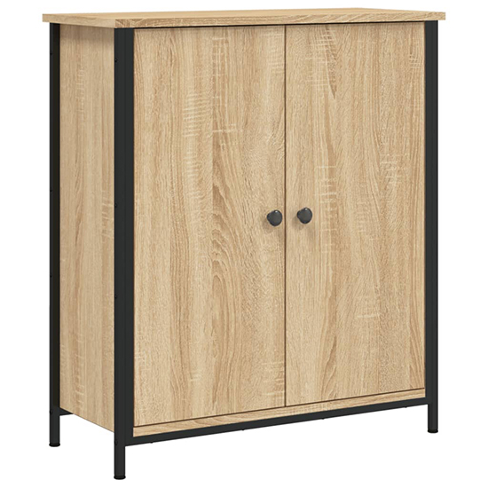 Lecco Wooden Sideboard With 2 Doors In Sonoma Oak