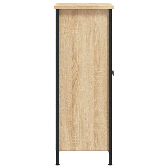 Lecco Wooden Sideboard With 2 Doors In Sonoma Oak
