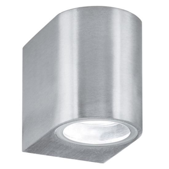 Read more about Led outdoor 1 light in silver with fixed glass lens