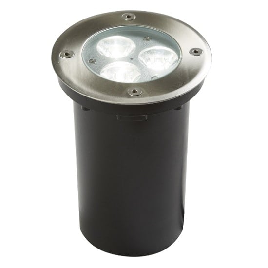 Photo of Led outdoor walkover light in stainless steel and glass